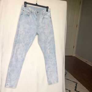 Levi’s Premium 501 denim jeans, woman’s size W28/L30